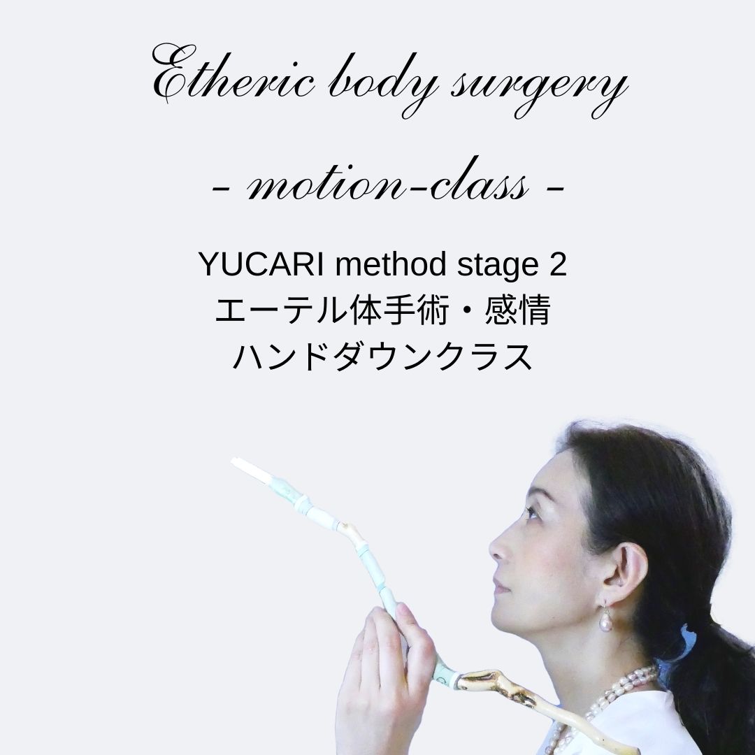 YUCARI method stage 2 エーテル体手術・感情 ハンドダウンクラス